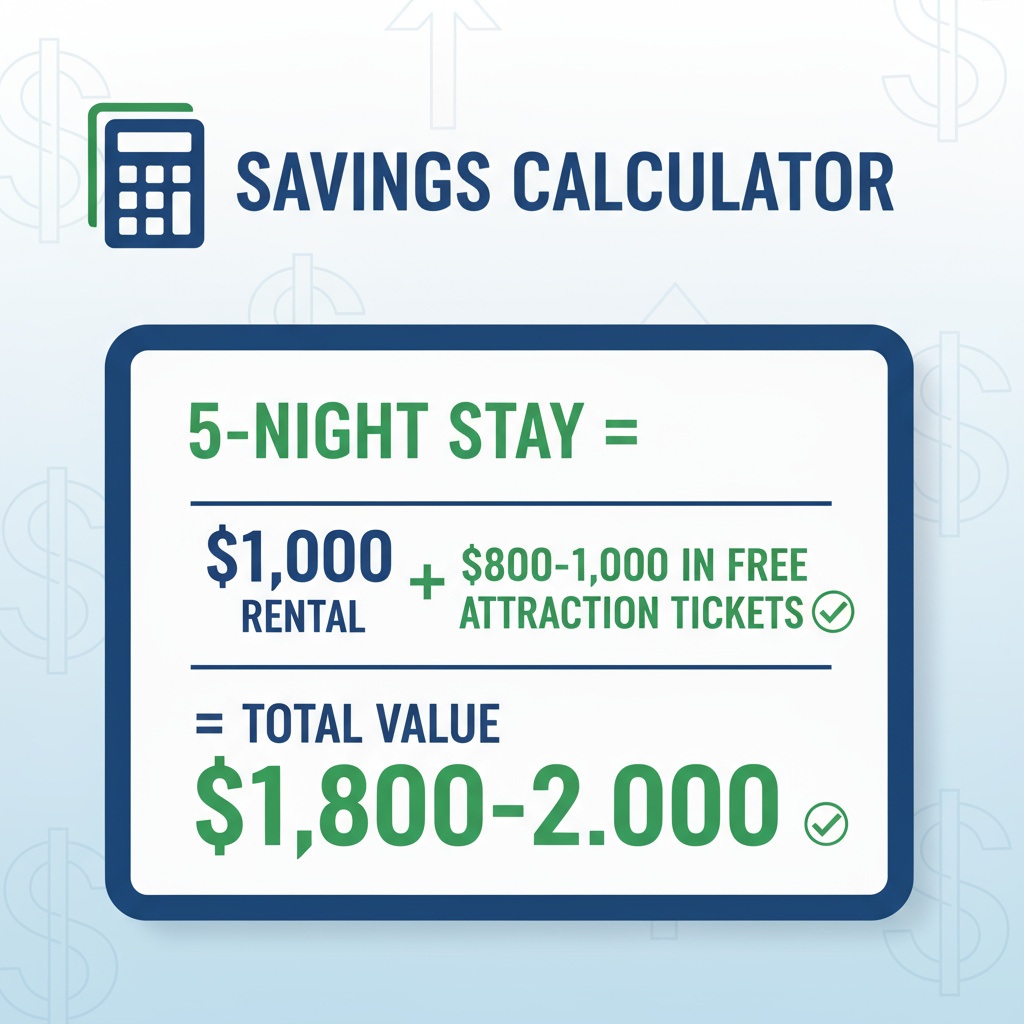 Savings calculator infographic