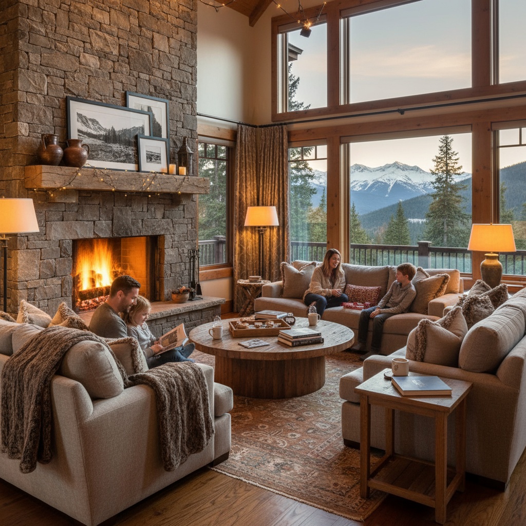 Luxury cabin interior