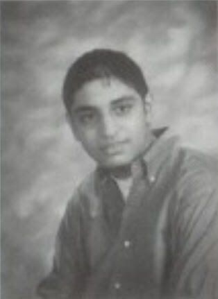Pratik Patel in high school
