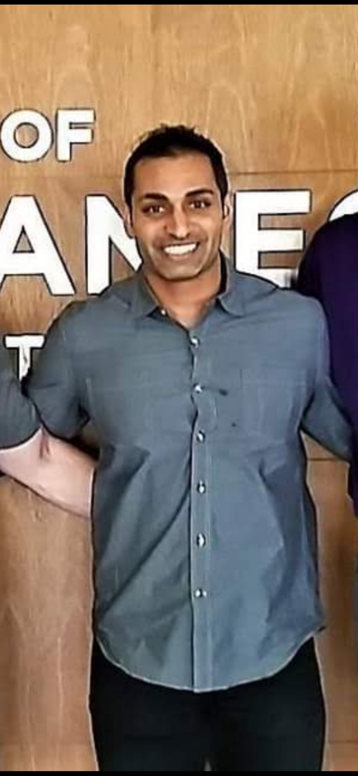 Pratik Patel during his time working in the NFL