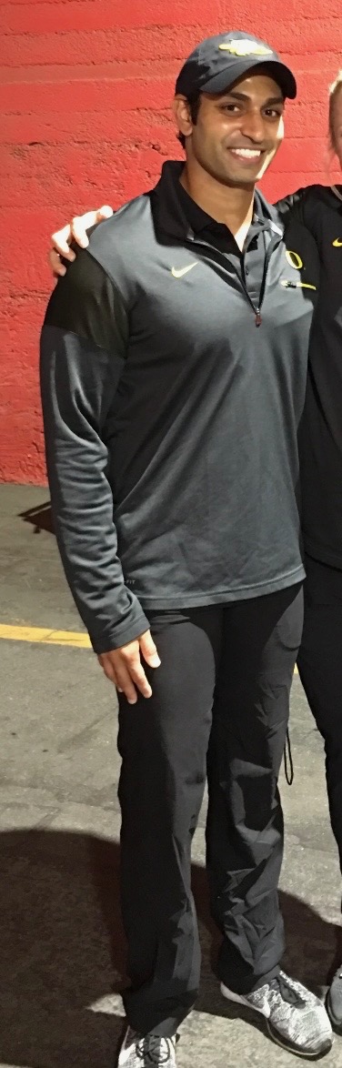 Pratik Patel at the University of Oregon