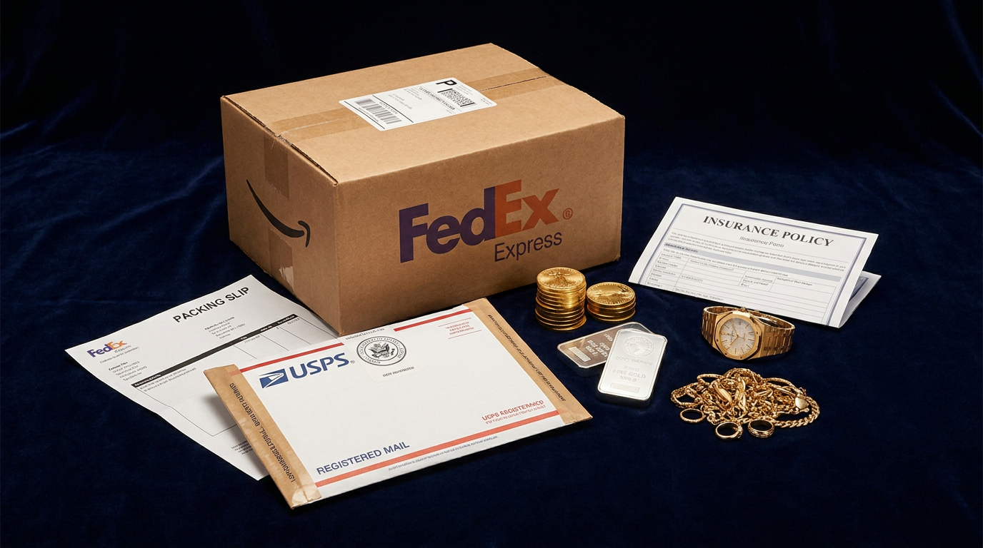 Ship your coins, bullion, watches and jewelry to ARCCA