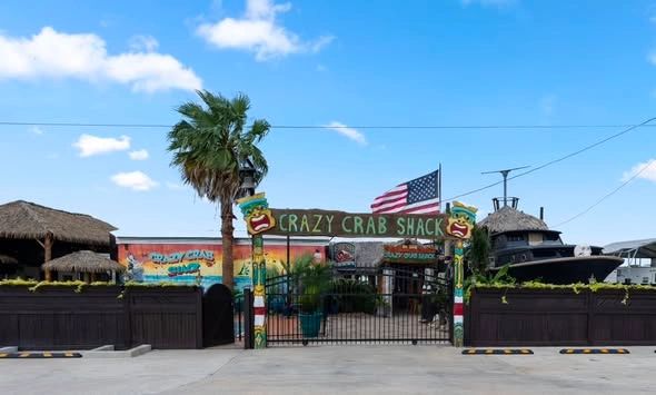 Entrance to Crazy Crab Shack