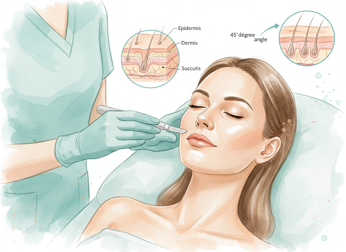 Dermaplaning treatment for smooth, radiant skin at DESSNA in Marietta