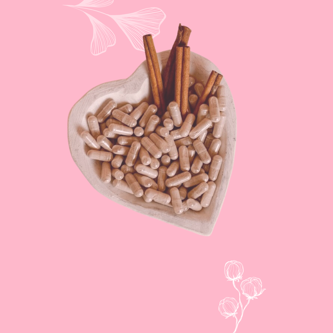 PolyC's Premium PCOS capsules with organic cinnamon