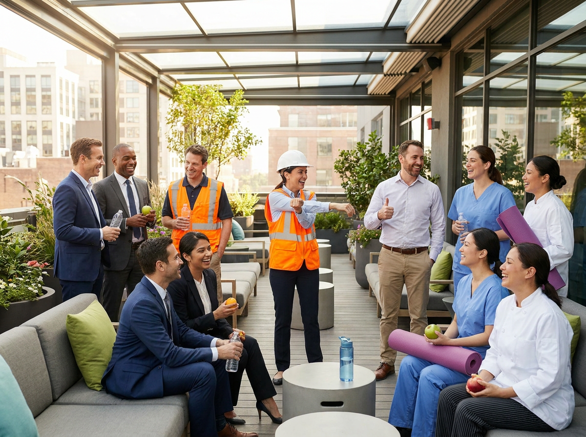 Diverse workforce benefiting from NHW worksite benefits programs that improve retention and productivity