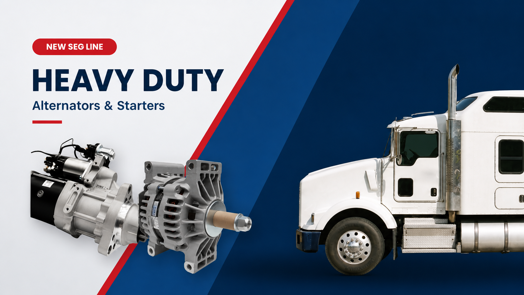 SEG Heavy Duty Line: Alternators & Starters for Class 8 Fleets
