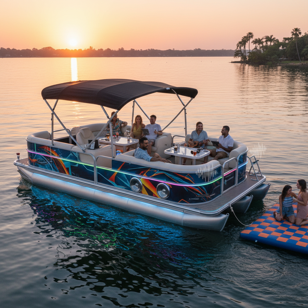 Customized Party Pontoon Boat