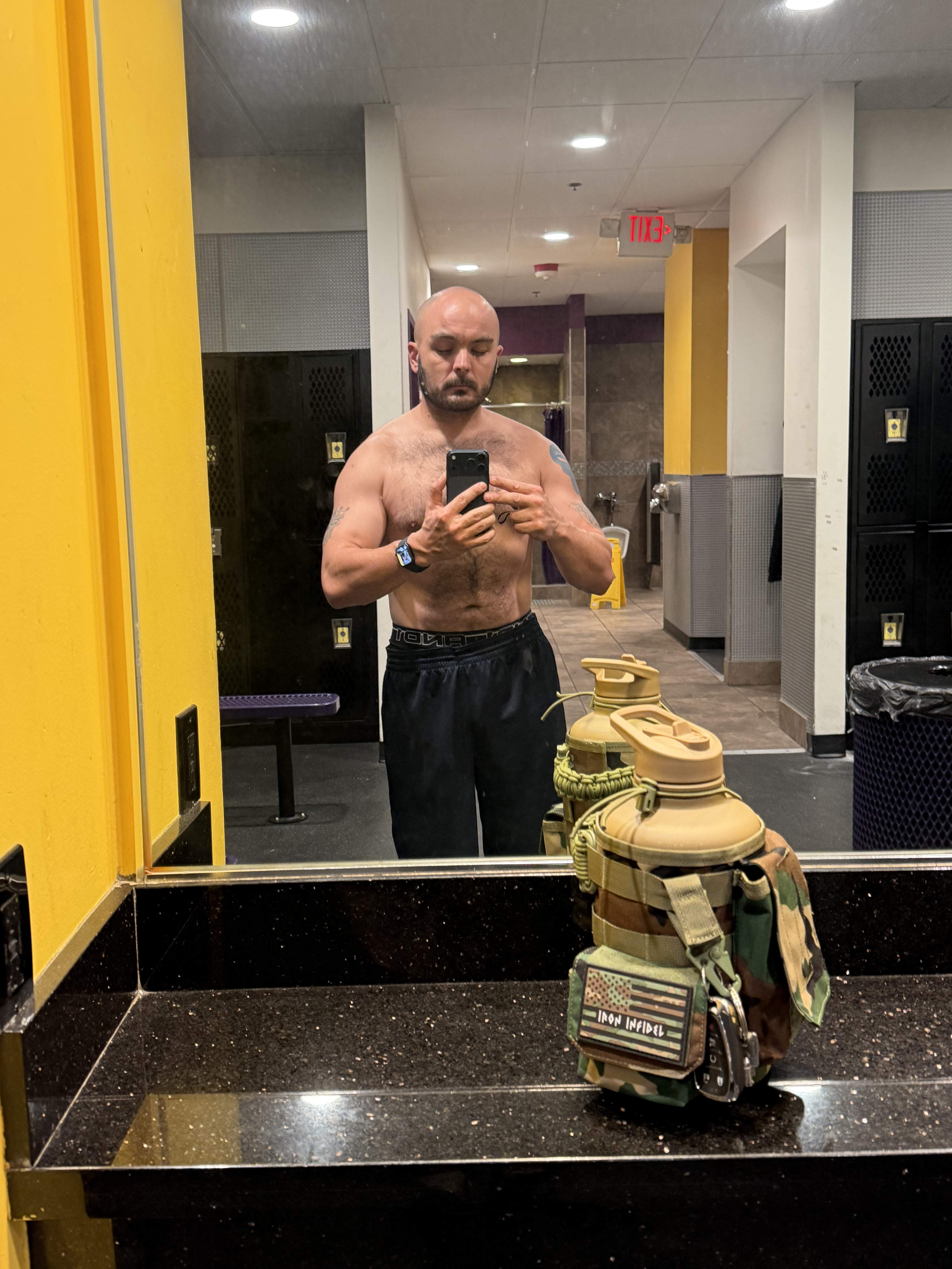 Kody Downs strength coaching session