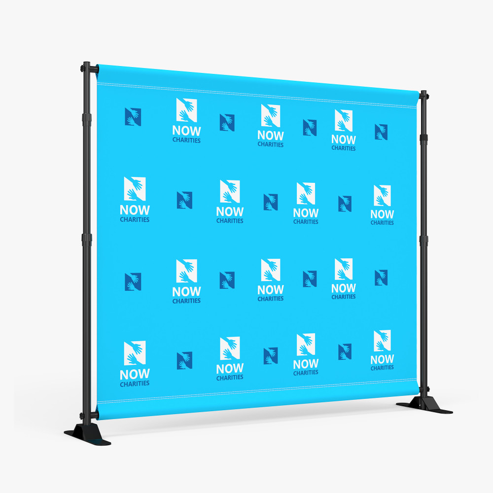 8Γ8 Backdrop Banners with Stands
