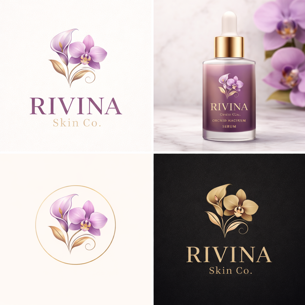 Rivina Skin Co brand imagery