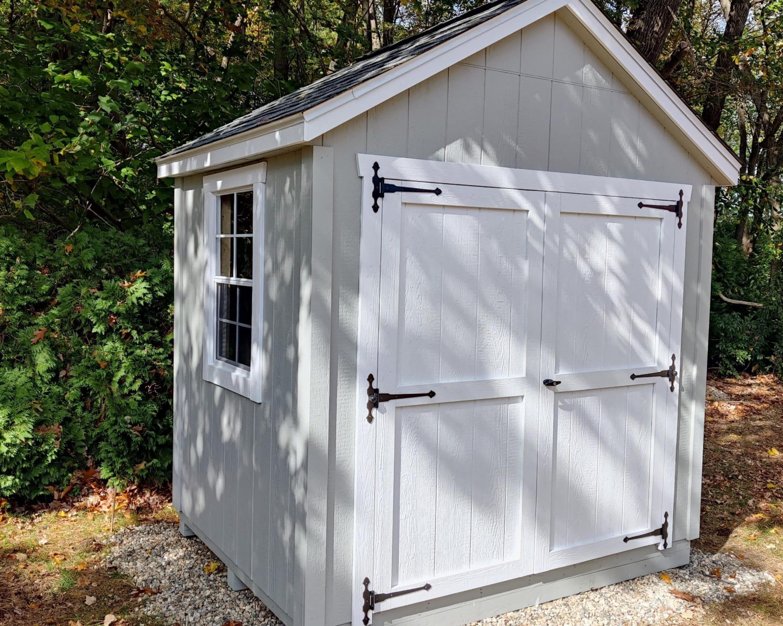 8' × 6' Keystone Cape — real customer photo from Hometown Structures