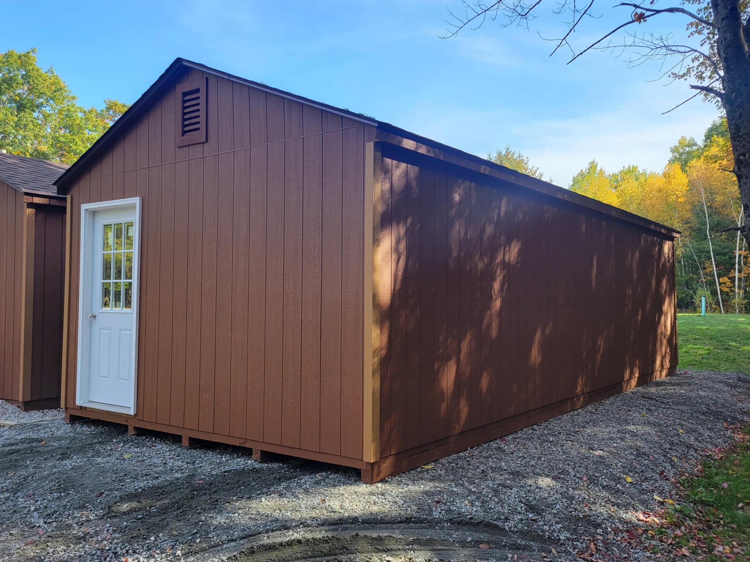 Econoline Ranch shed — real Hometown Structures Ranch photo, full shed