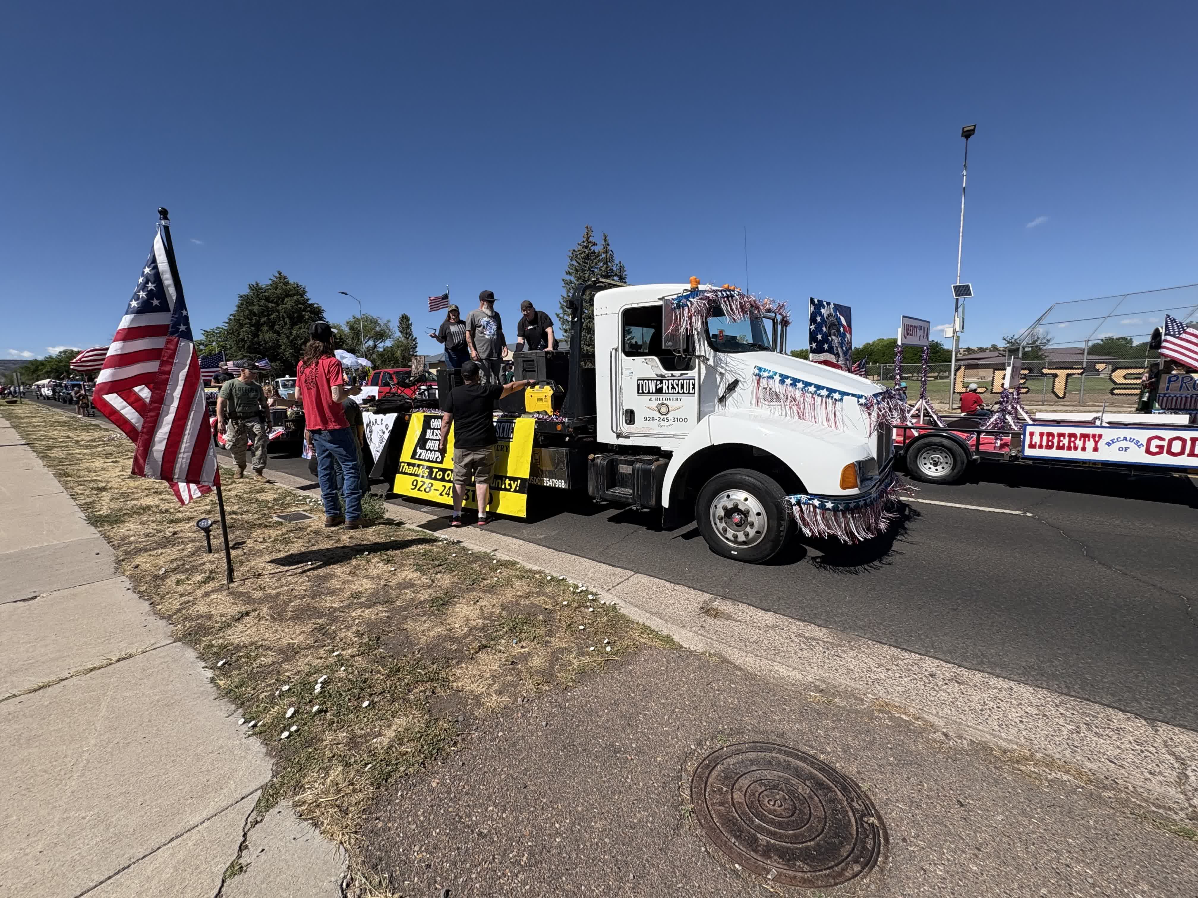Tow to the Rescue in the local community parade