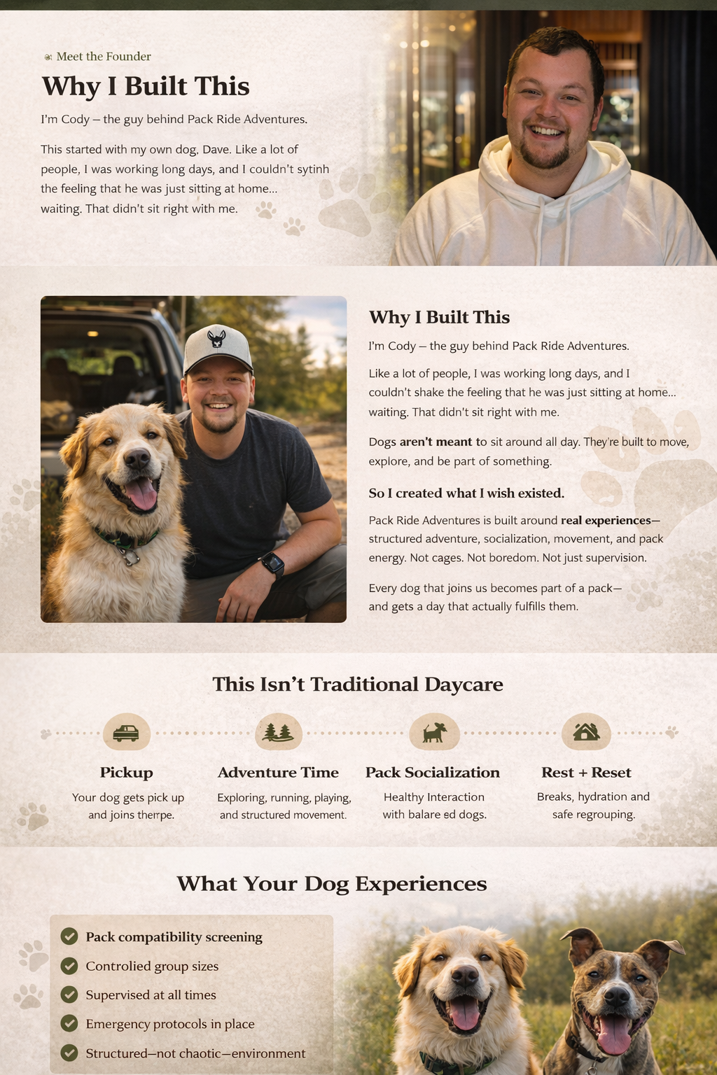 Cody Devold โ founder of Pack Ride Adventures