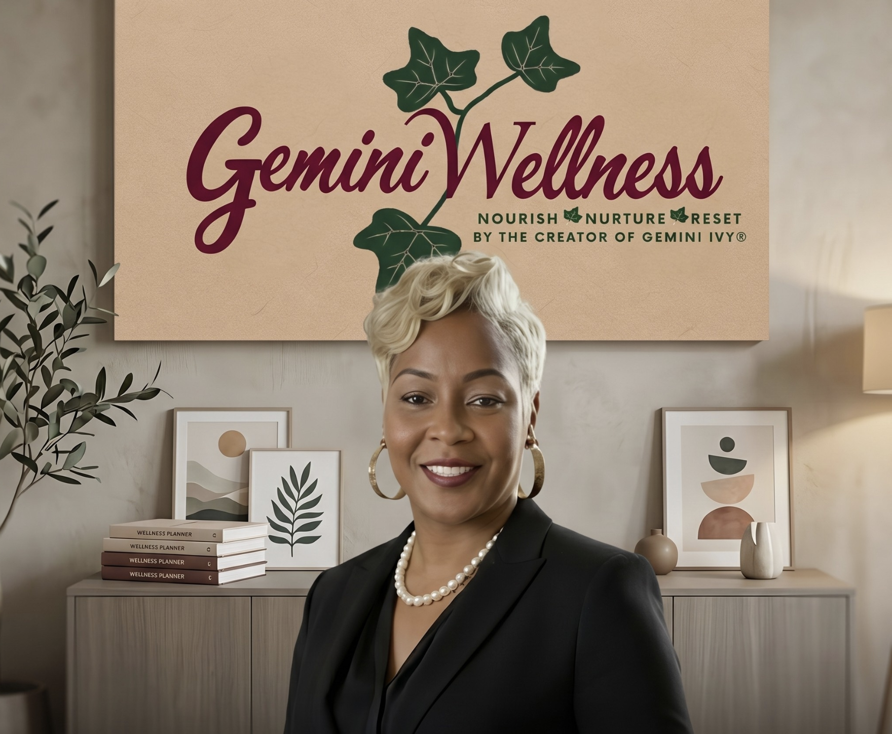 Mesha Bond Kemp, Founder of Gemini Wellness and Gemini Ivy®