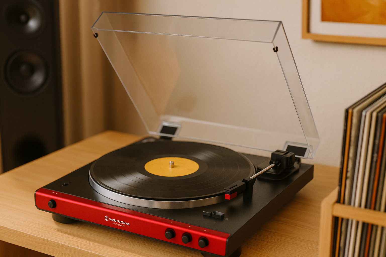 Audio-Technica AT-LP60X turntable for beginners with automatic operation