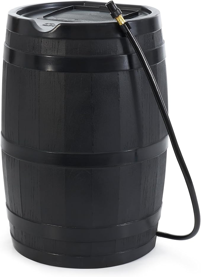 FCMP Outdoor Rain Barrel 45 Gallon