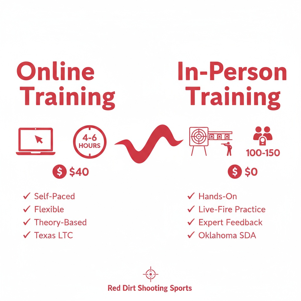 Online Vs. In-Person Firearms Training: Complete Comparison Guide