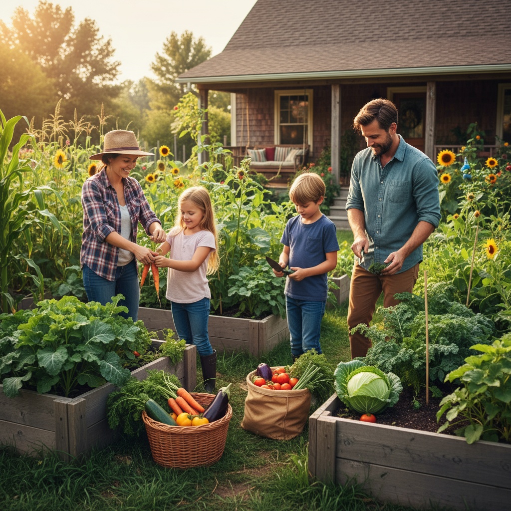 The Self-Sufficient Backyard 2 Family Backyard Homesteading