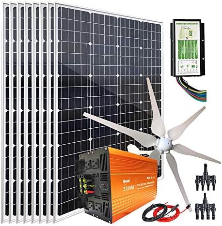 Wind Turbines 4 1360W Wind Turbine Generator Kit