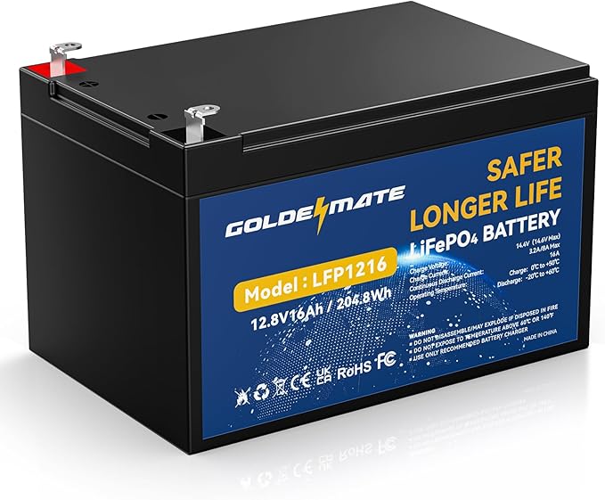 Batteries 6 GOLDENMATE 12.8V 20Ah Battery