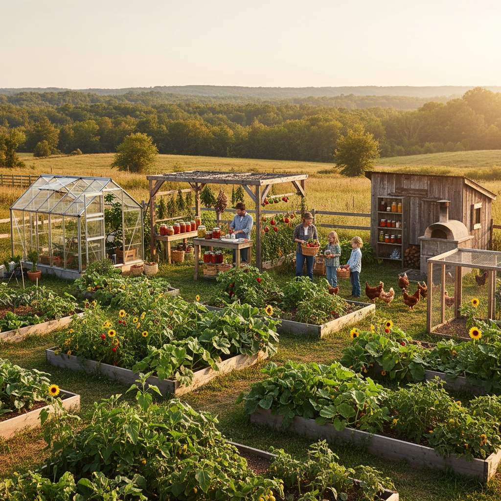 Self-Sufficient Backyard Homestead