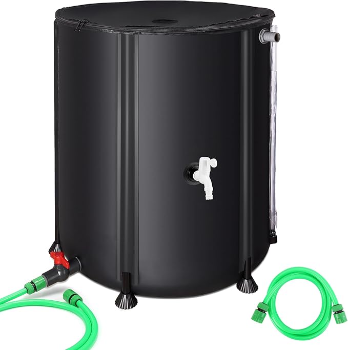 Portable Rain Barrel 53 Gallon