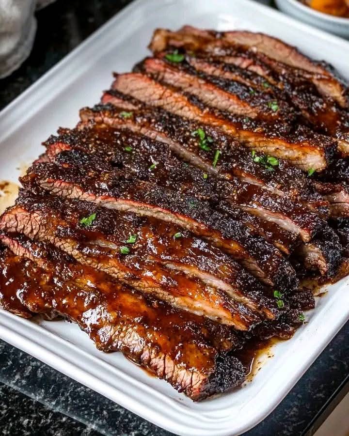 Sliced brisket