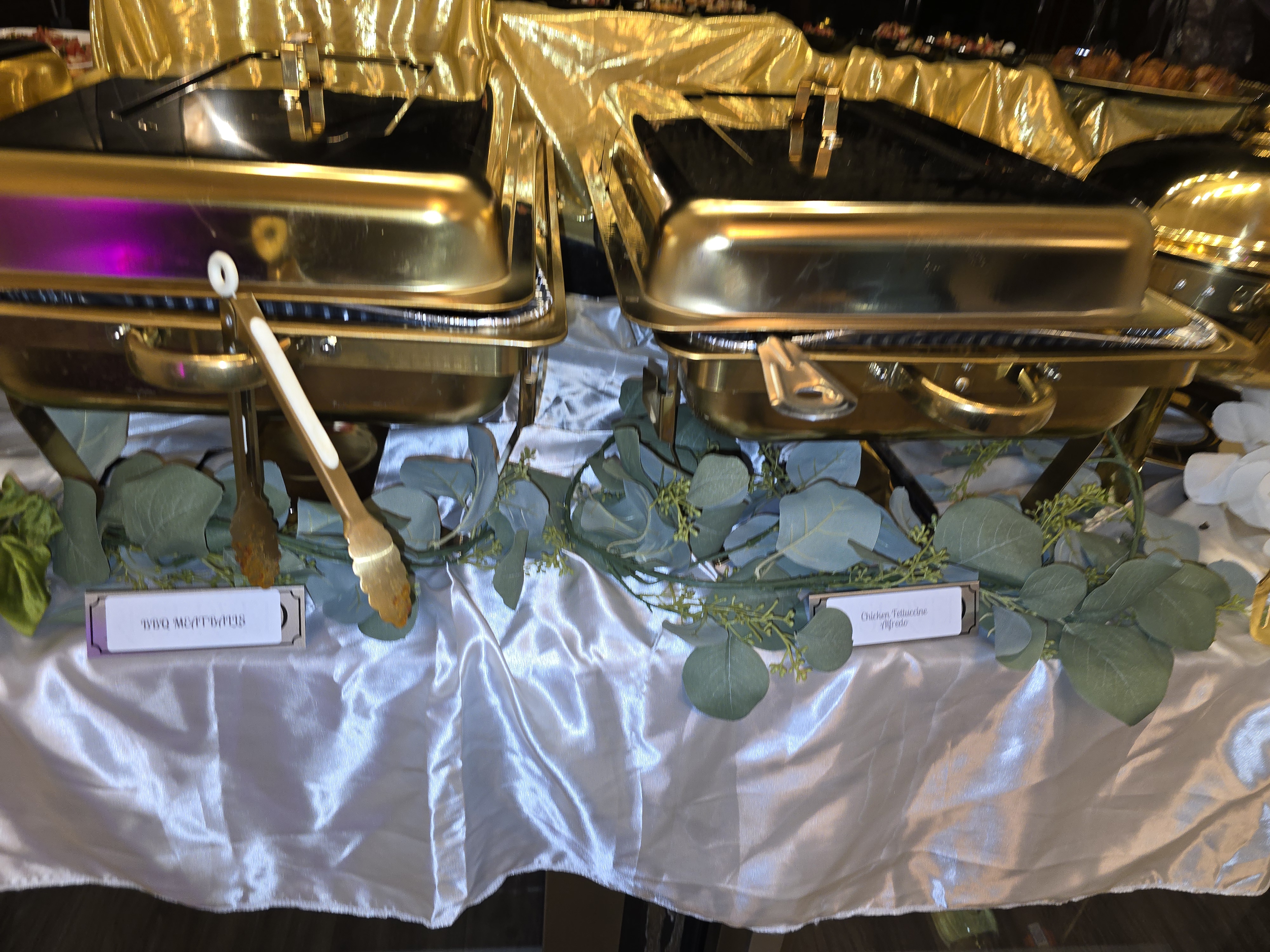 Superior Crown Media elegant catering presentation
