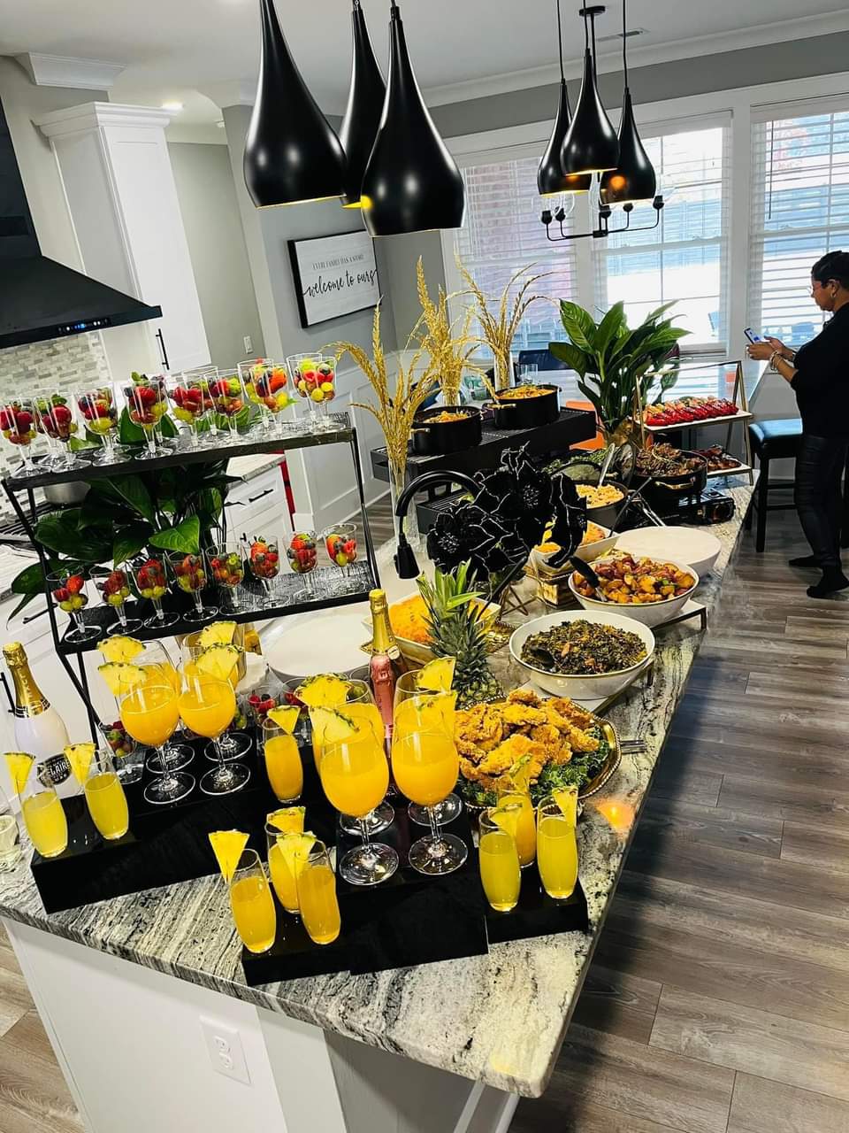 Brunch spread