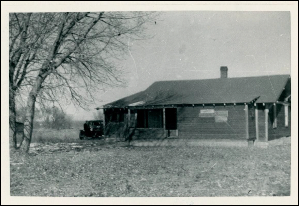 The Hicks Homestead House — built by Crawford Hicks in 1910, listed on the Colorado State Register of Historic Properties