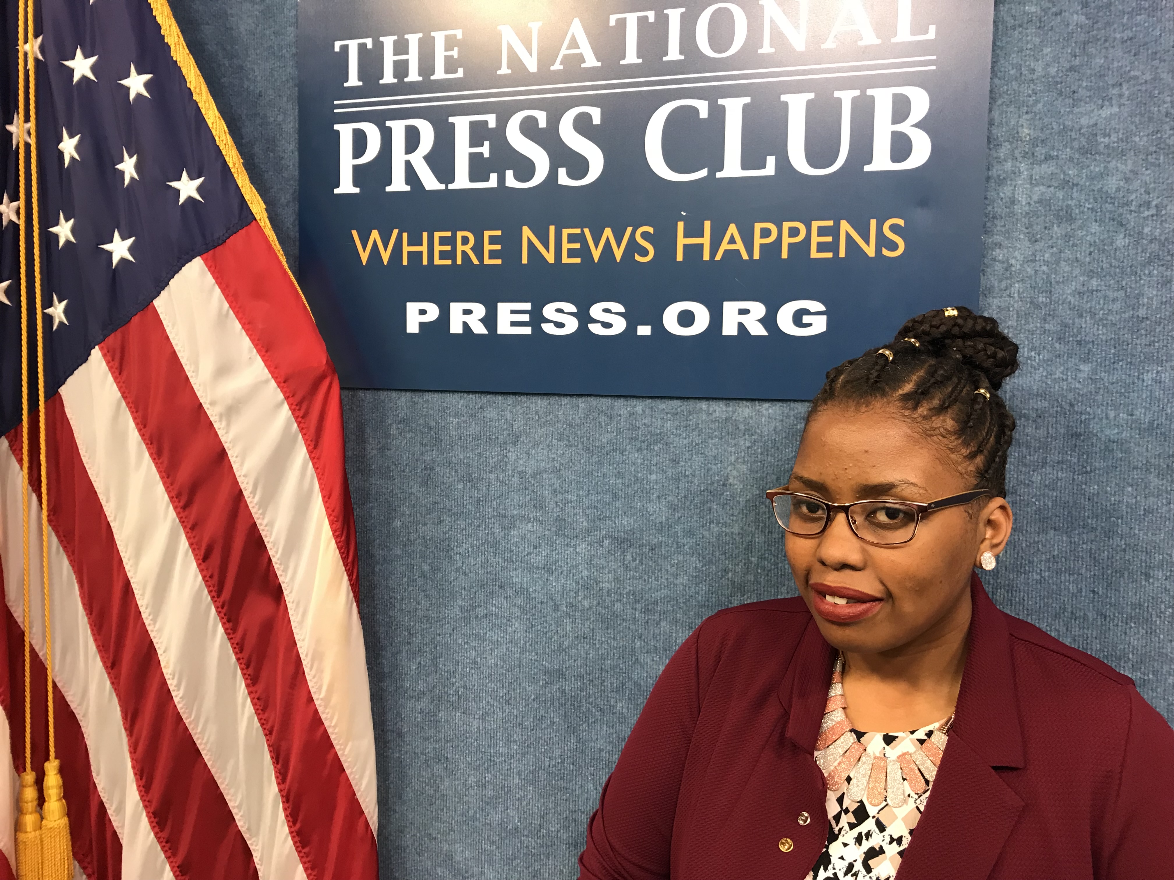 Keyona Williams at The National Press Club