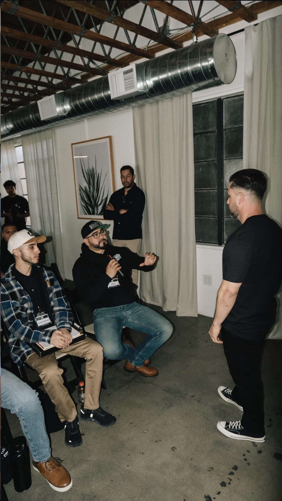 RAW Builders Club Event - April 2026 — Jovanny Quinonez speaking at the event