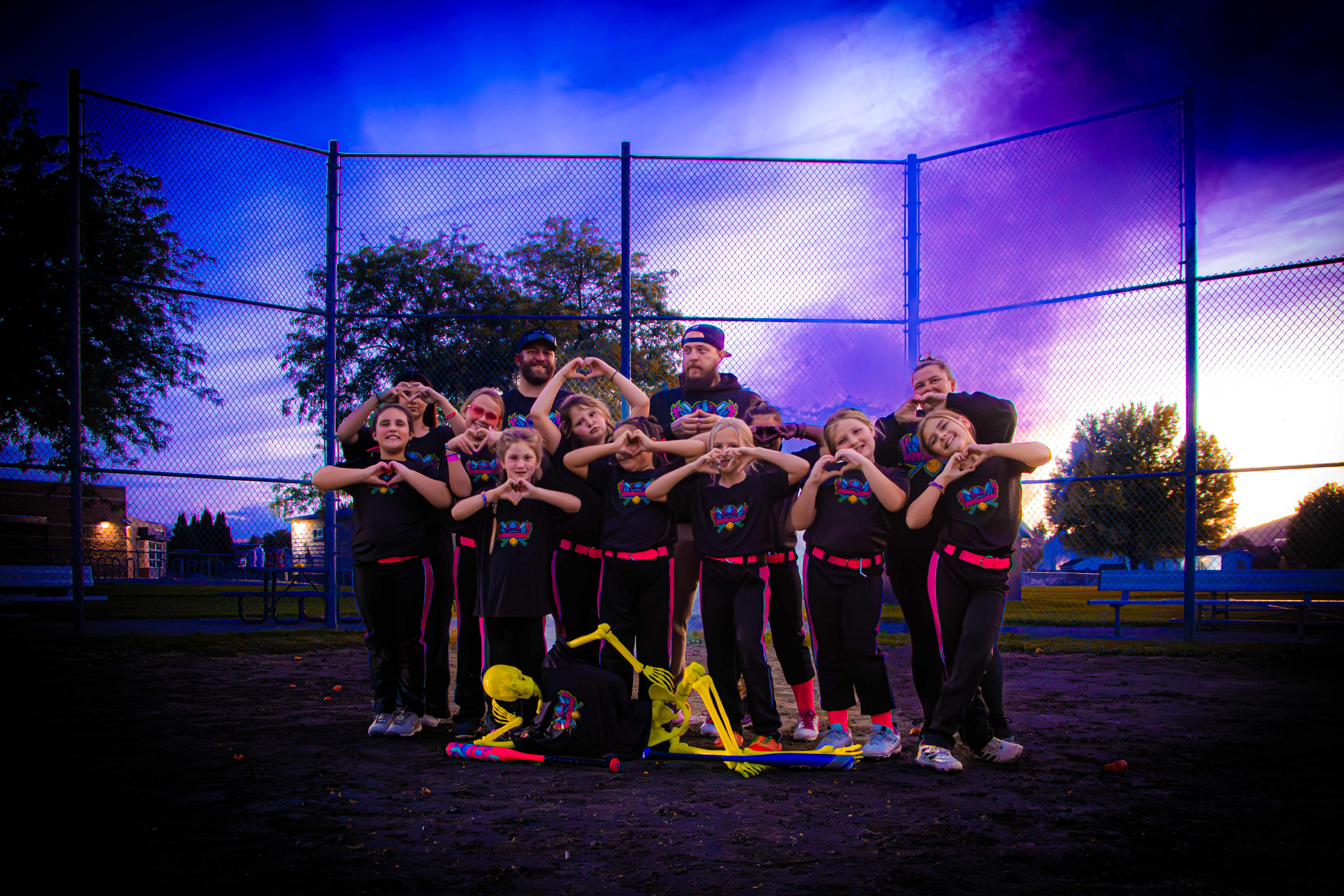 Iron Maidens team with coaches